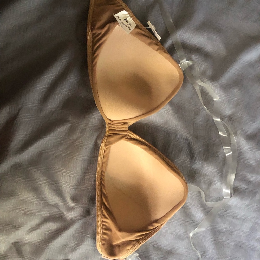 NWT Small Body Wrappers Tan Triangle Bra